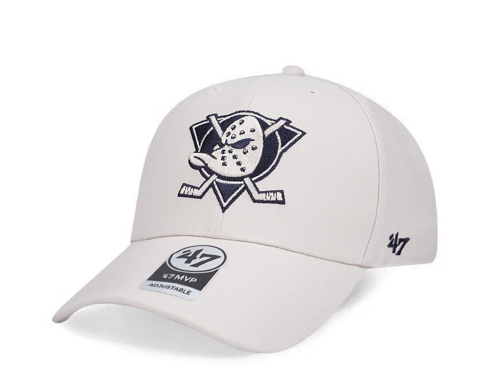 47Brand Anaheim Ducks Bone MVP Snapback Casquette