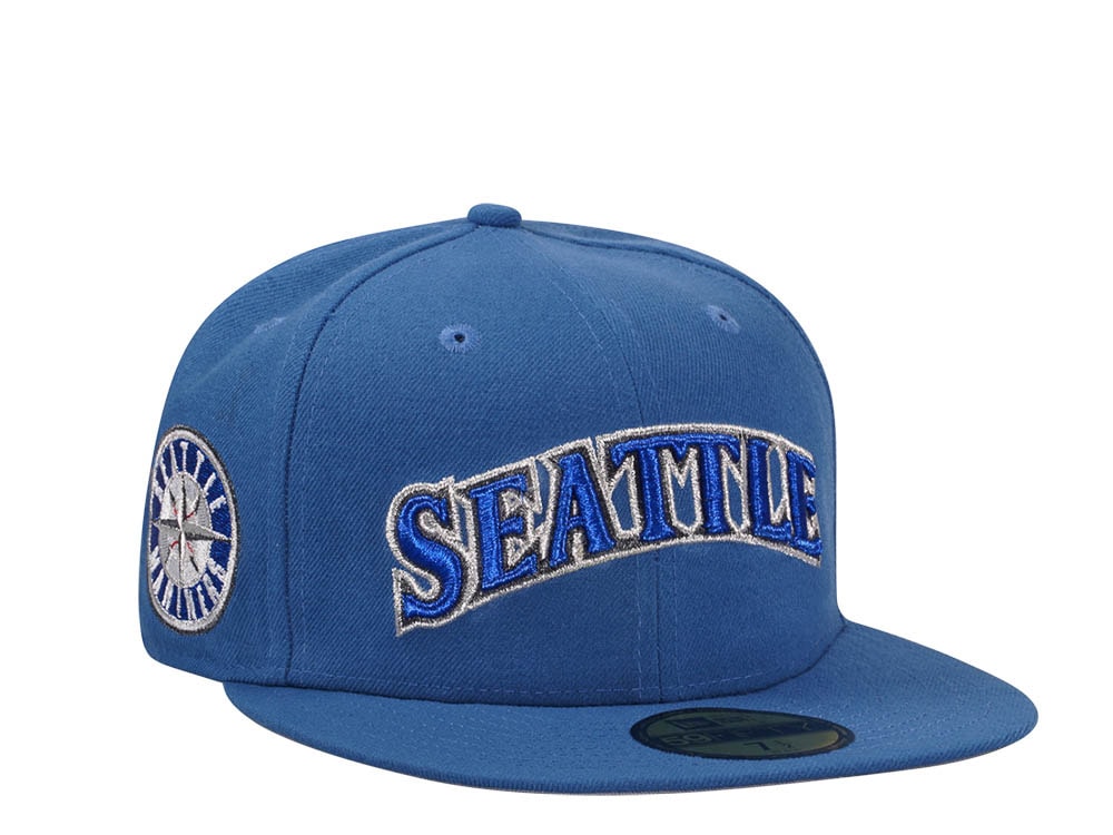 New Era Seattle Mariners Indigo Metallic Edition 59Fifty Fitted Casquette