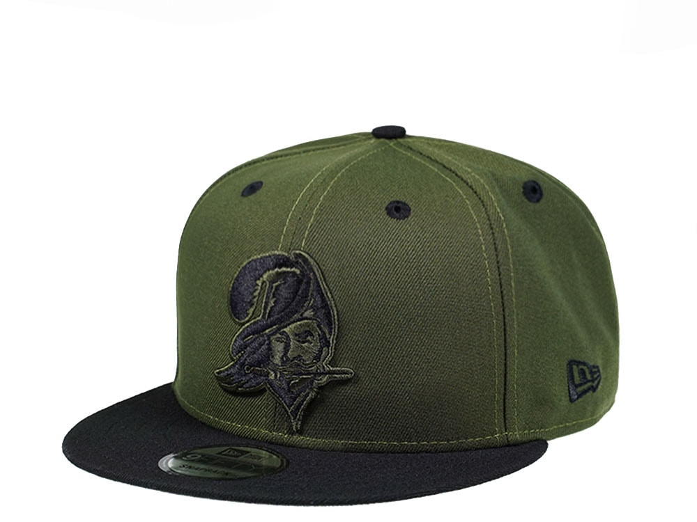 New Era Tampa Bay Buccaneers Olive Black Edition 9Fifty Snapback Casquette