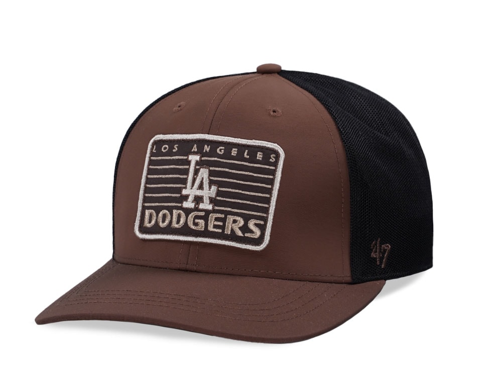47Brand Los Angeles Dodgers Brown Outskirts Trucker Snapback Casquette