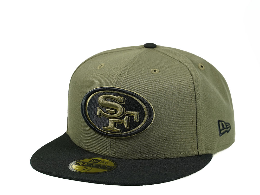 New Era San Francisco 49ers Olive Black Edition 59Fifty Fitted Casquette