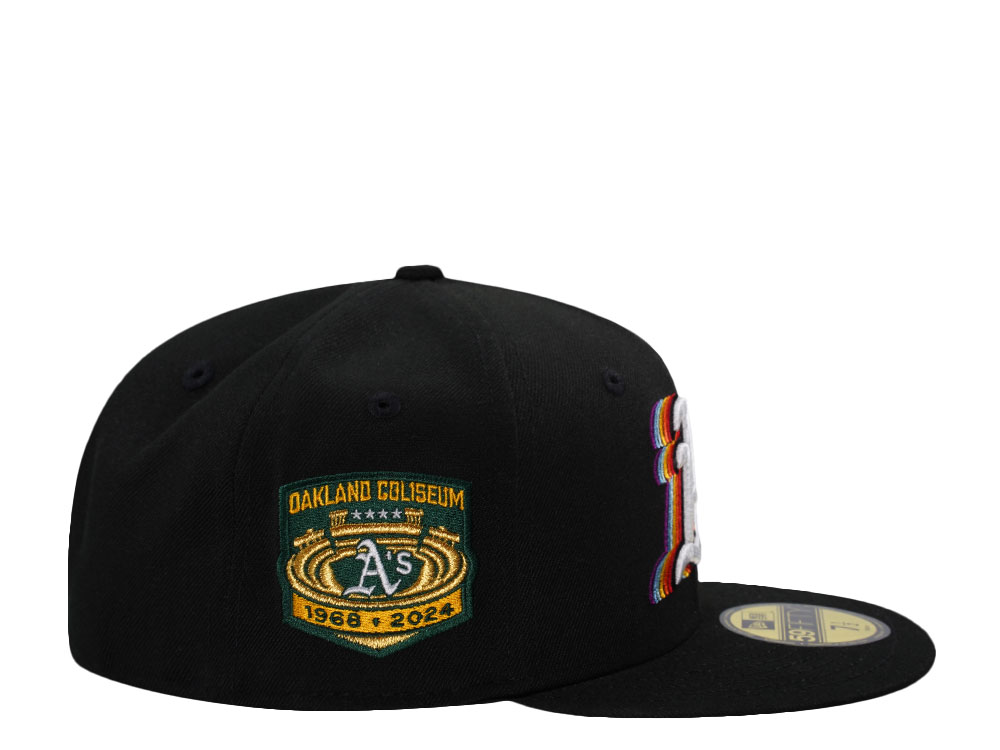 New Era Oakland Athletics Oakland Coliseum Black Prime Edition 59Fifty Fitted Casquette