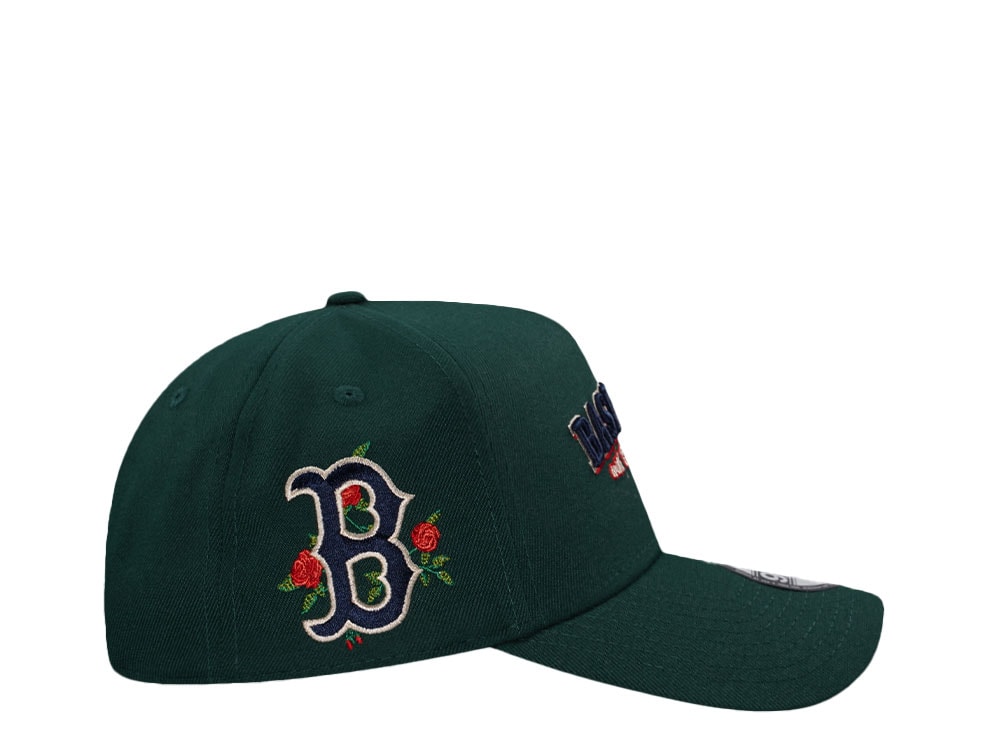 New Era Boston Red Sox Dark Green Prime Edition 9Forty A Frame Snapback Casquette