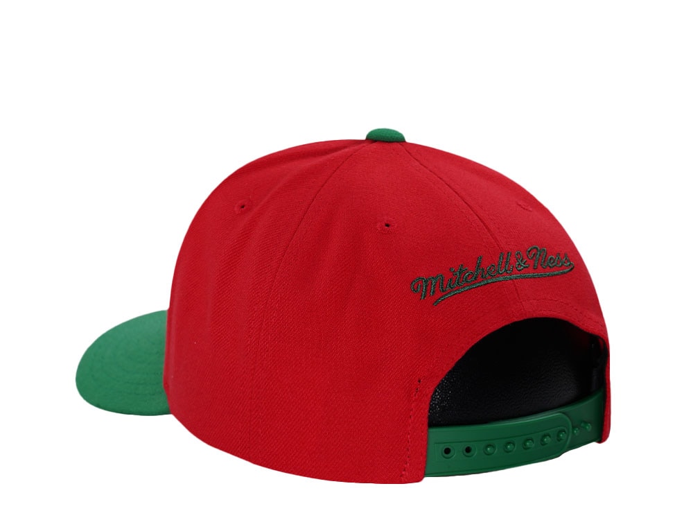 Mitchell & Ness New Jersey Devils Pro Crown Fit Vintage Red Snapback Casquette