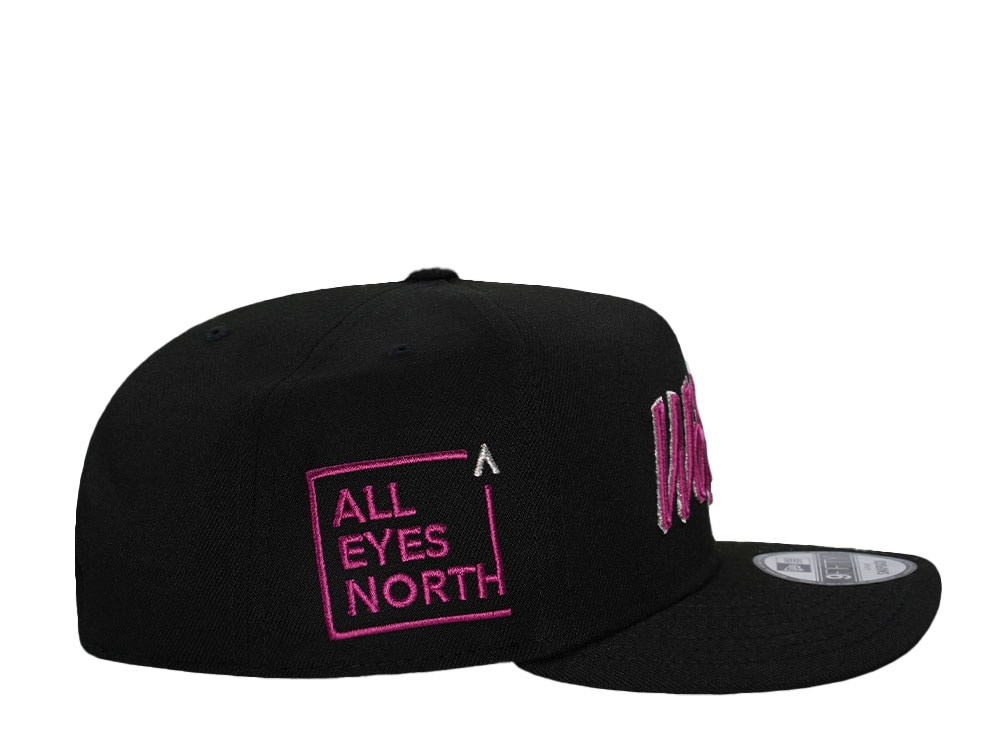 New Era Minnesota Timberwolves Black Metallic Edition A Frame 9Fifty Snapback Casquette