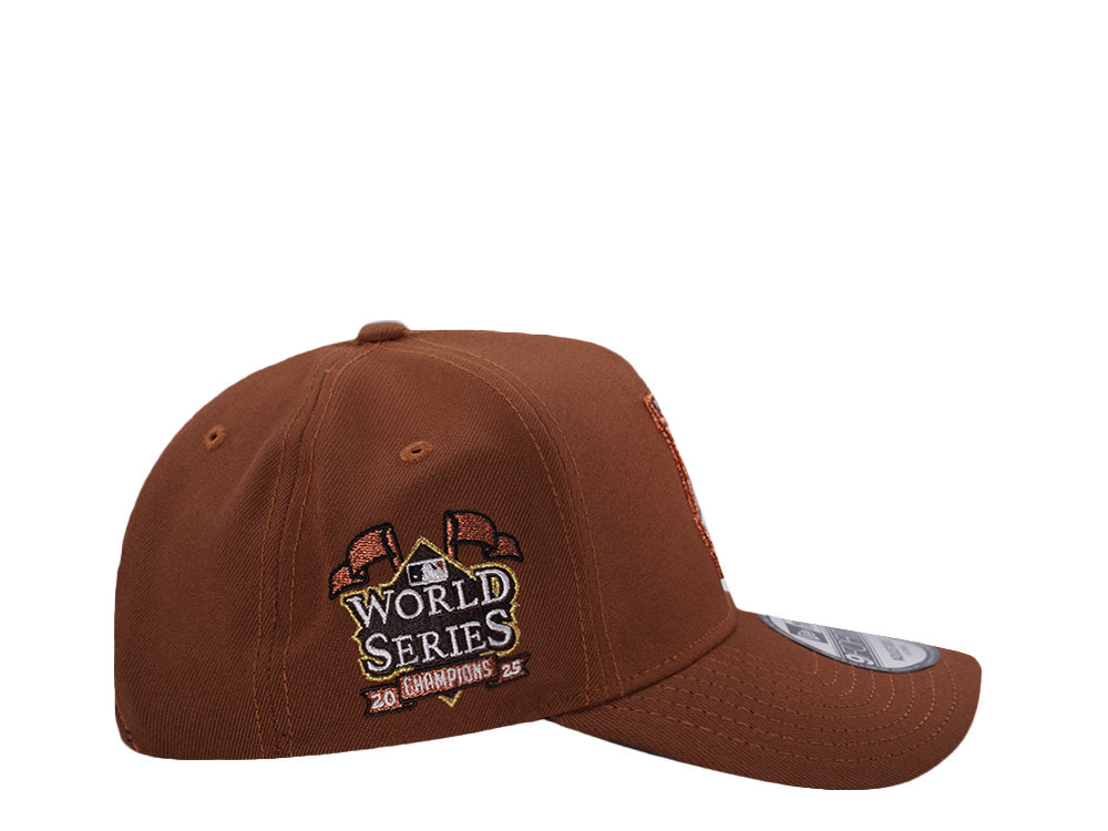 New Era Los Angeles Dodgers World Series Champions 2025 Tiramisu Prime Edition 9Forty A Frame Snapback Casquette