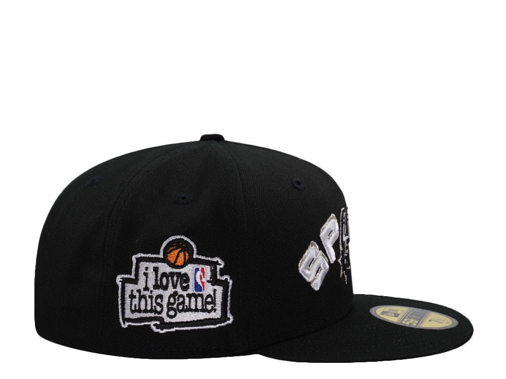 New Era San Antonio Spurs Love Rush Black Prime Edition 59Fifty Fitted Casquette
