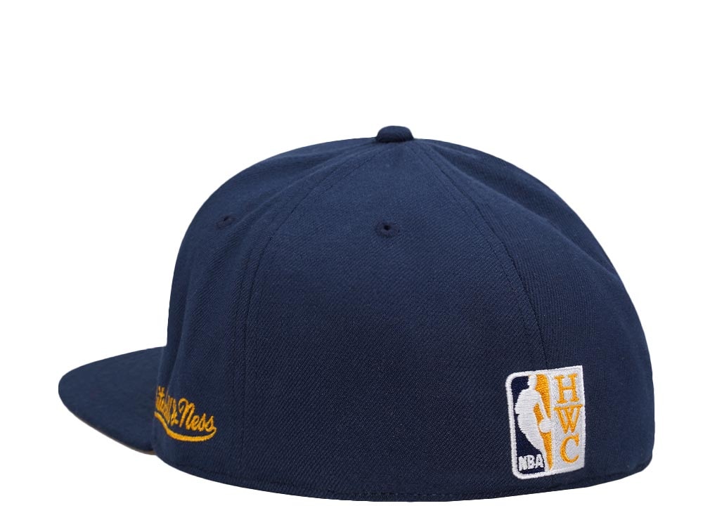 Mitchell & Ness Golden State Warriors Logo History Hardwood Classic Dynasty Fitted Casquette