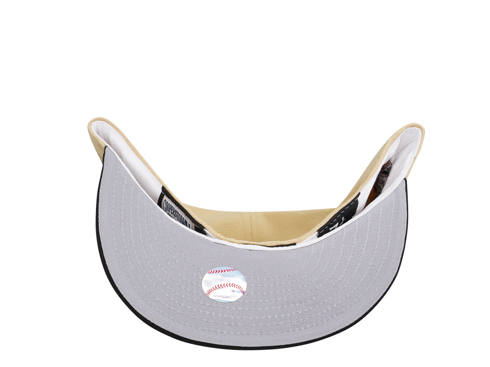 New Era Toronto Blue Jays 25th Anniversary Vegas Gold Two Tone Edition 59Fifty Fitted Casquette