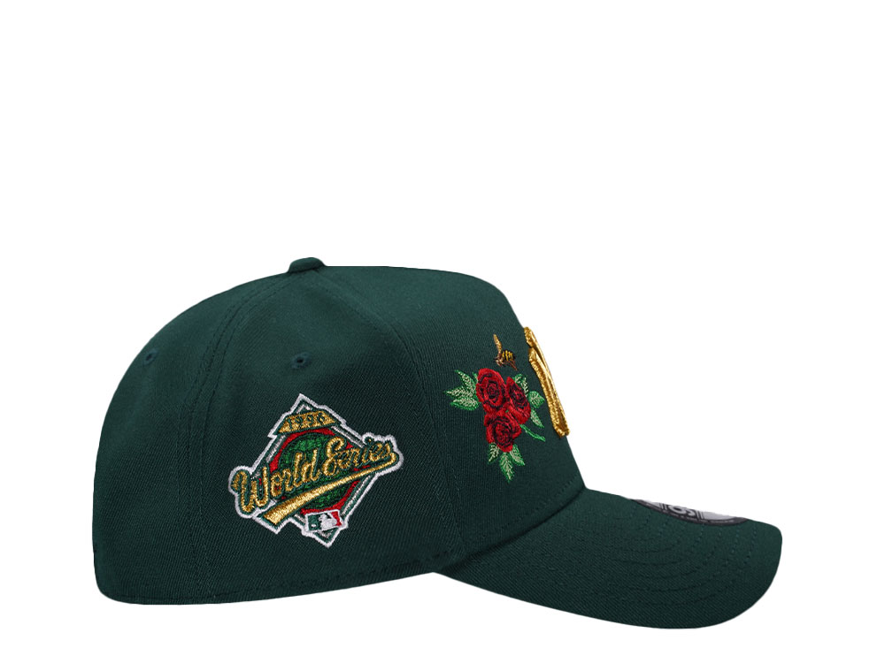 New Era New York Yankees World Series 1996 Dark Green Rose Edition 9Forty A Frame Snapback Casquette