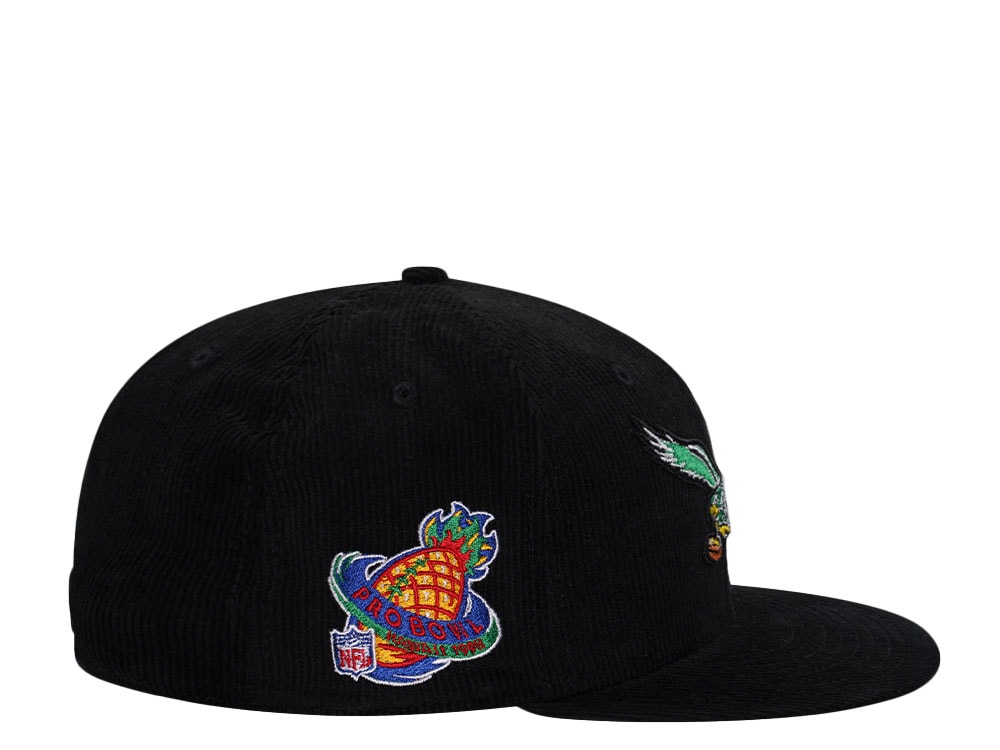 New Era Philadelphia Eagles Pro Bowl 1998 Black Corduroy Edition 59Fifty Fitted Casquette