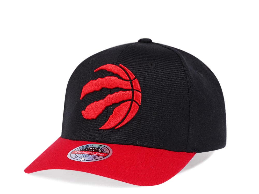 Mitchell & Ness Toronto Raptors Team Two Tone Red Line Solid Flex Snapback Casquette