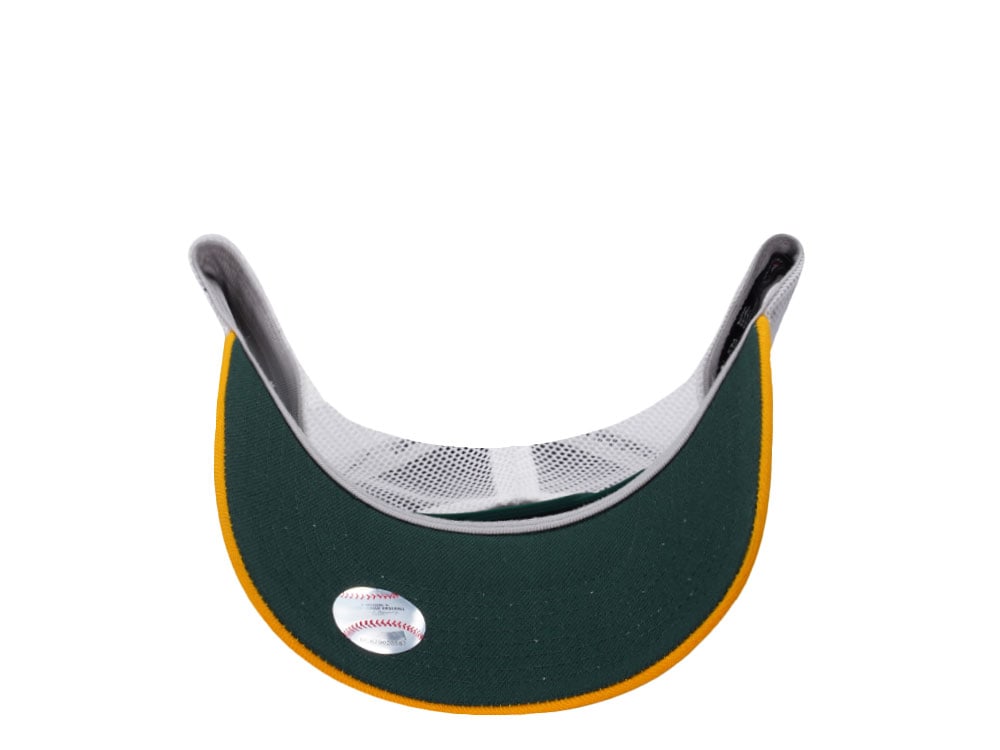 Nike Oakland Athletics Primetime Dri-Fit Rise Yellow Edition Trucker Snapback Casquette