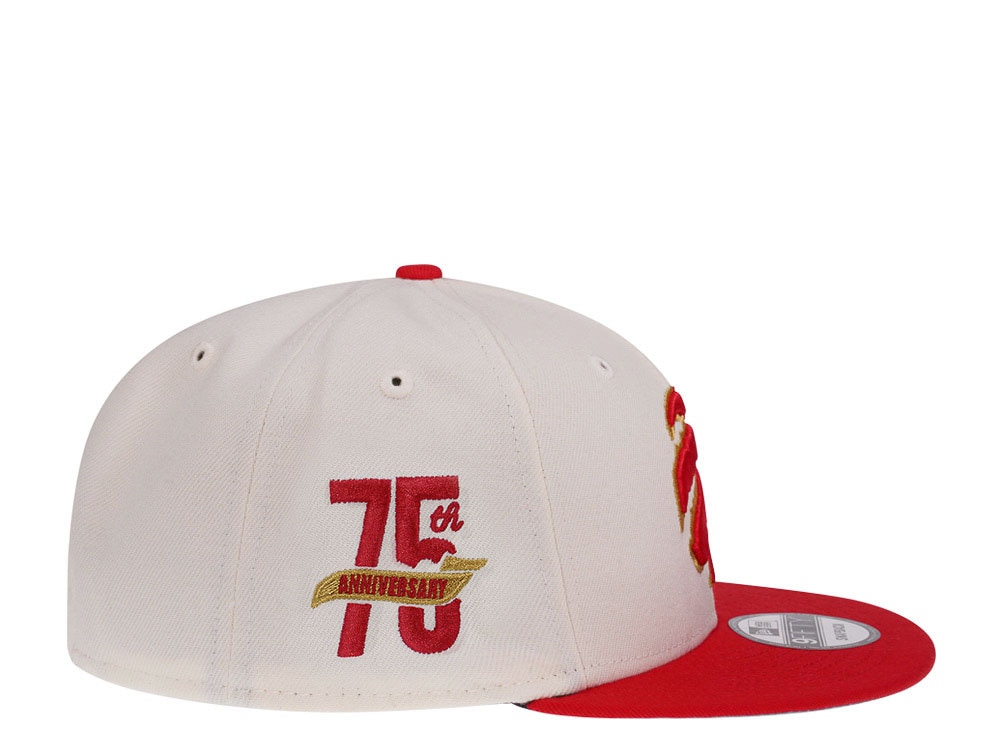 New Era Toronto Raptors NBA 75th Anniversary Two Tone Edition 9Fifty Snapback Casquette