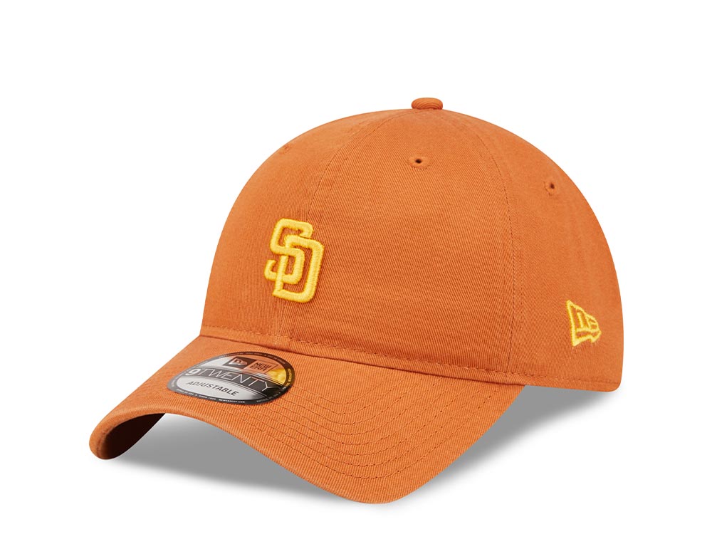 New Era San Diego Padres Mini Logo Brown 9Twenty Strapback Casquette