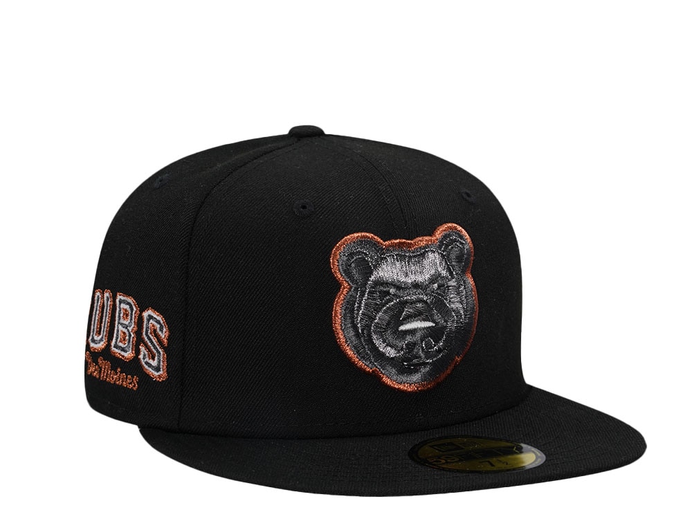 New Era Iowa Cubs Black Metallic Copper Prime Edition 59Fifty Fitted Casquette