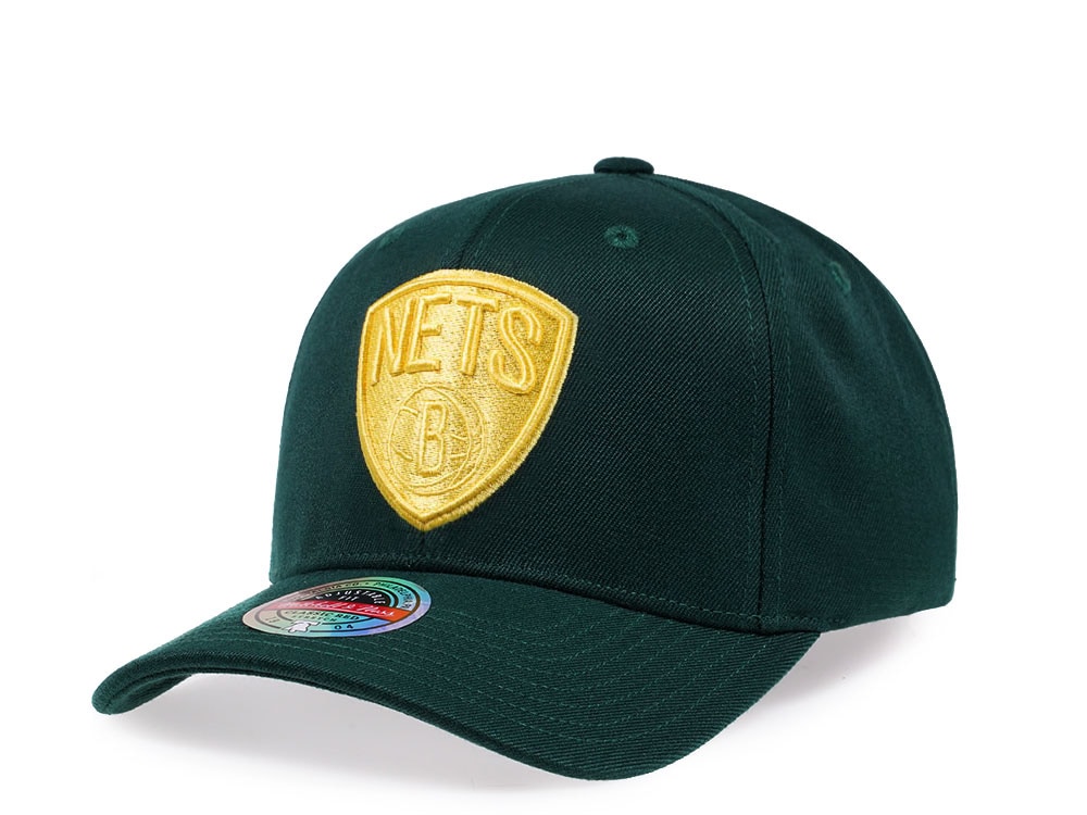 Mitchell & Ness Brooklyn Nets Green Lime Red Line Flex Snapback Casquette