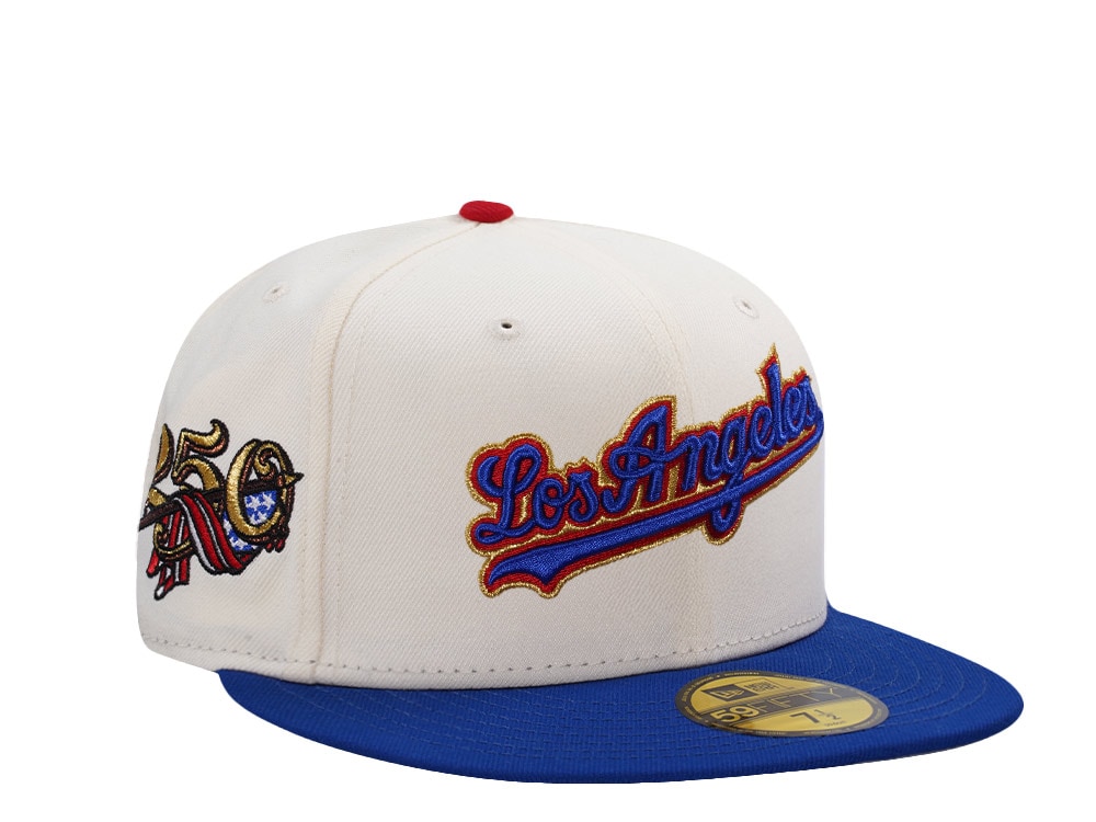 New Era Los Angeles Dodgers 250th Anniversary Chrome Two Tone Edition 59Fifty Fitted Casquette