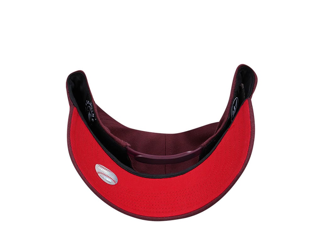 47Brand Philadelphia Phillies Dark Maroon Sure Shot MVP Snapback Casquette