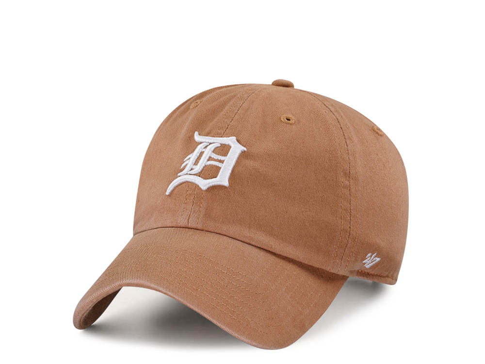 47Brand Detroit Tigers Camel Clean Up Strapback Casquette