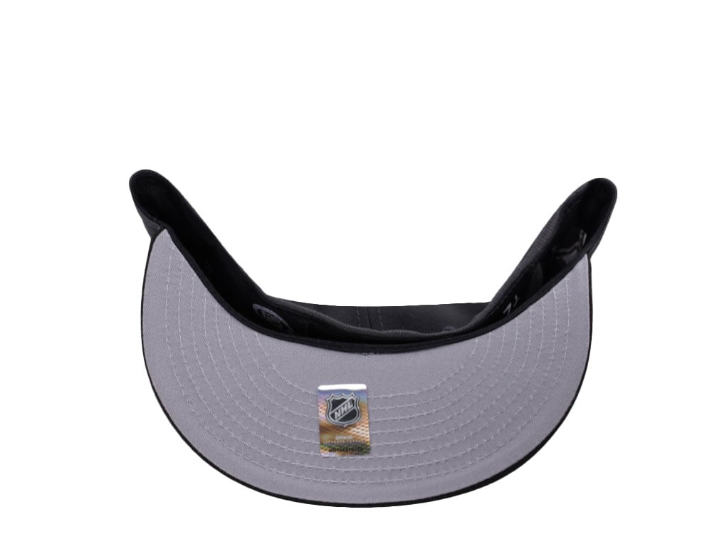 New Era Anaheim Ducks 25th Metallic Dark Graphite Two Tone Edition 59Fifty Fitted Casquette
