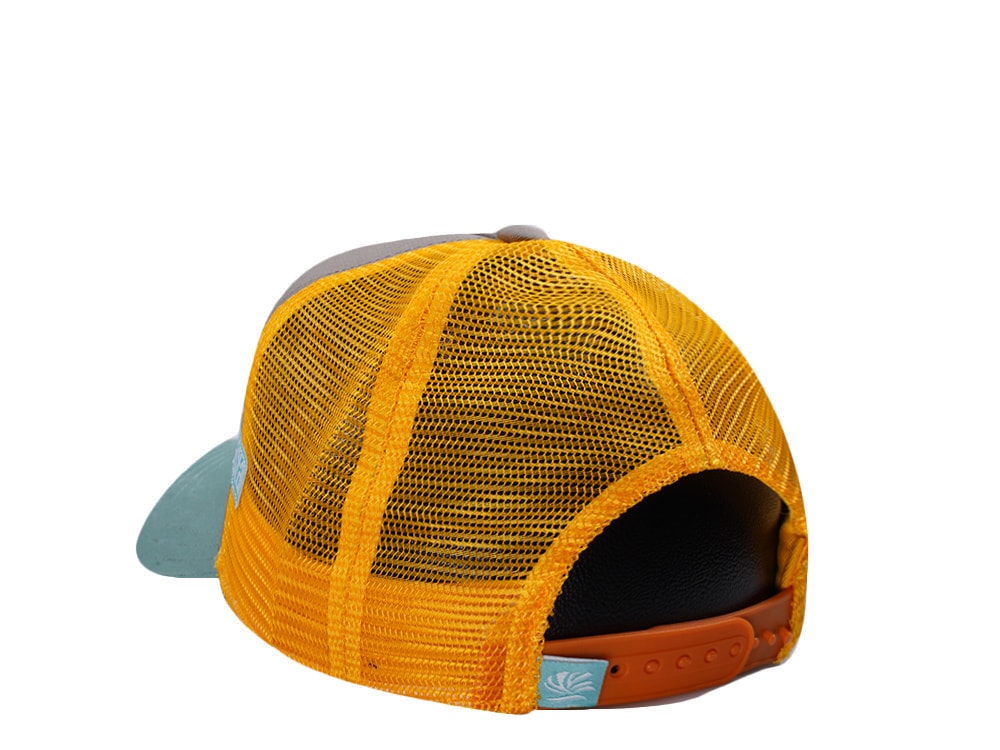 Djinns HFT Surfing Is Dead Grey Coastal Edition Trucker Snapback Casquette