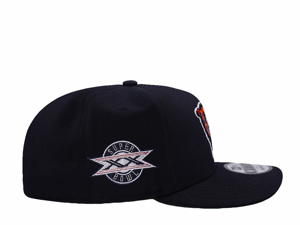 New Era Chicago Bears Super Bowl XX Navy Prime Edition 9Fifty A Frame Snapback Casquette