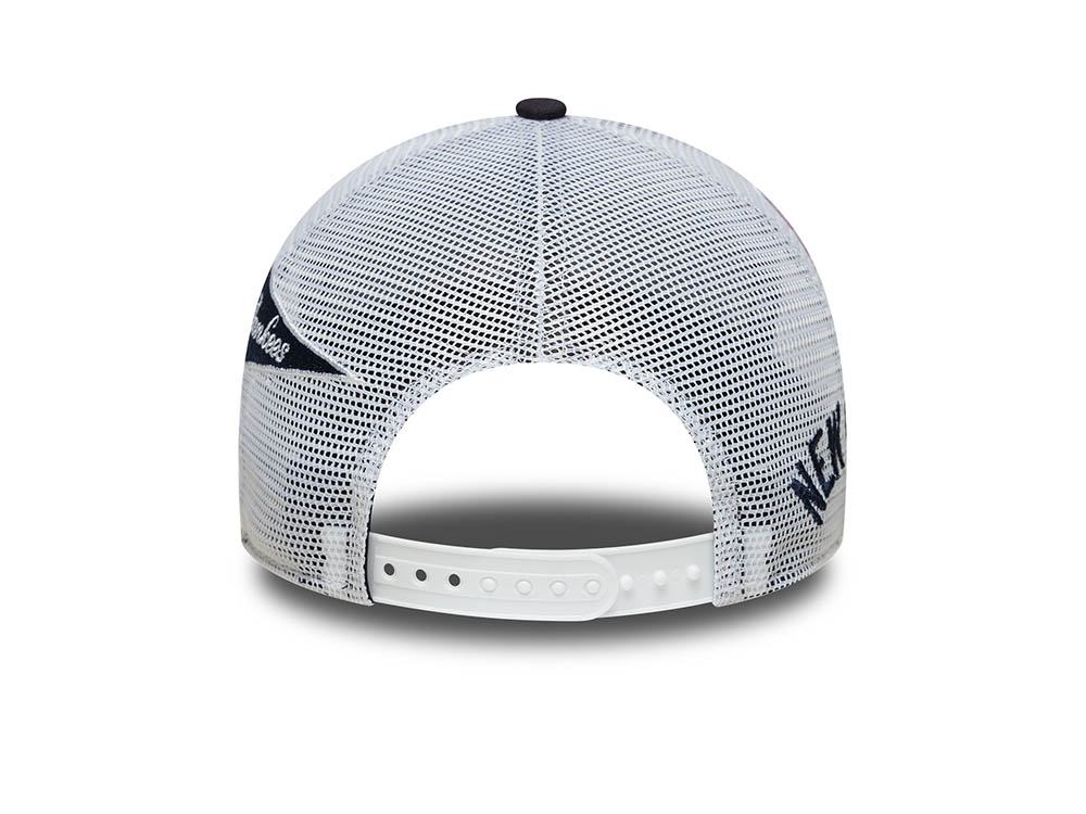 New Era New York Yankees Multi Patch 9Forty A Frame Trucker Snapback Casquette