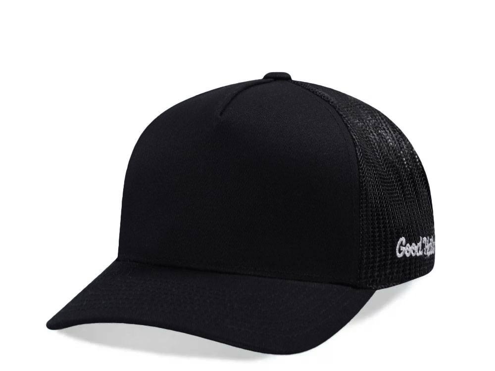 Good Hats Blank Black Trucker Snapback Casquette