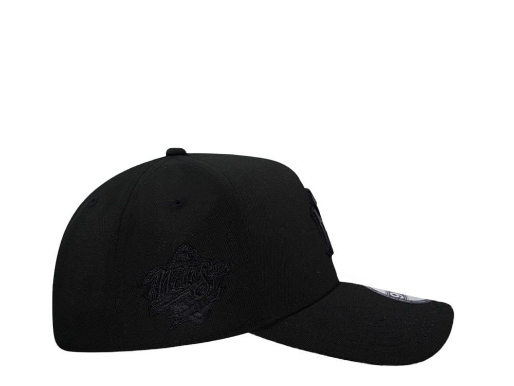 New Era New York Yankees World Series 1989 All Black Edition 9Forty A Frame Snapback Casquette