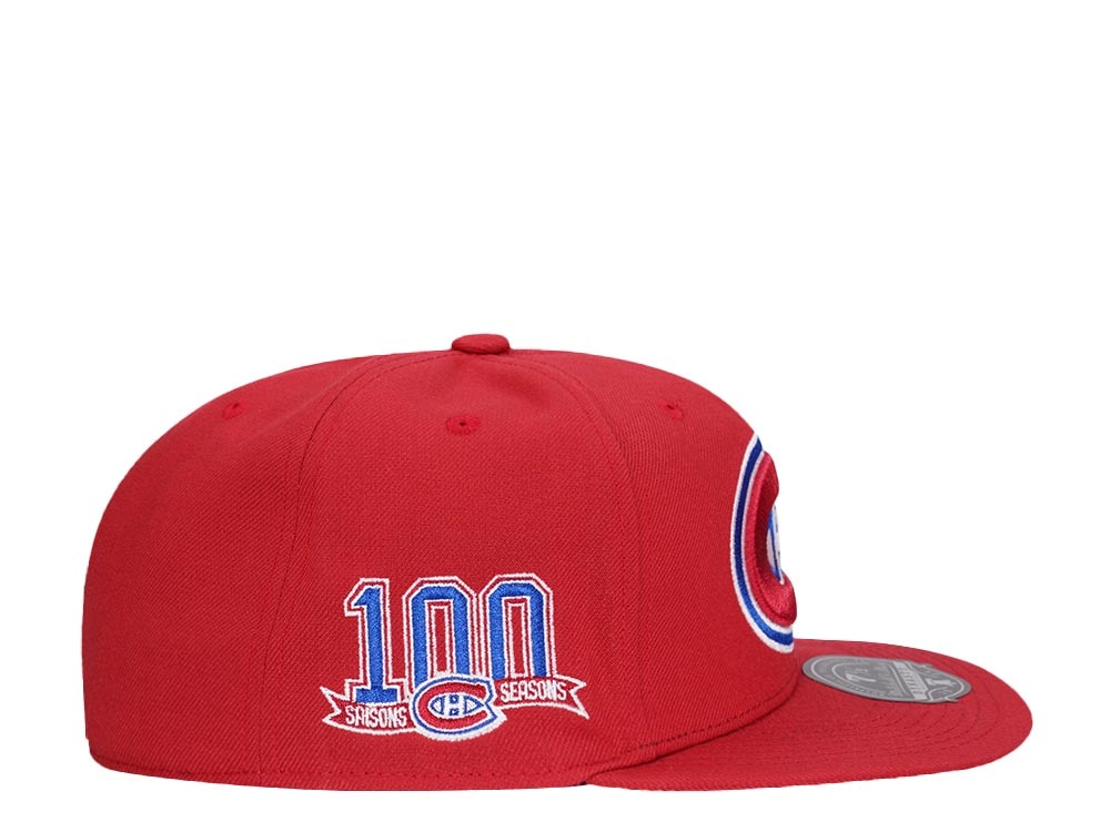 Mitchell & Ness Montreal Canadiens 100 Seasons Edition Dynasty Fitted Casquette