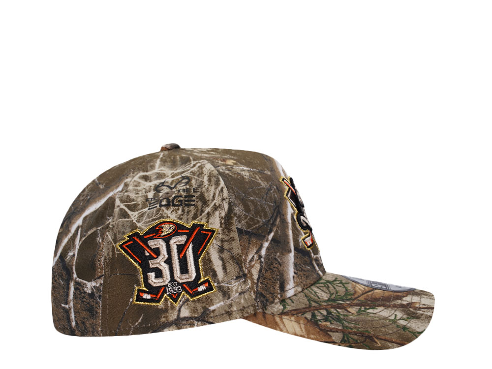 New Era Anaheim Ducks 30th Anniversary Realtree Prime Edition 9Forty A Frame Snapback Casquette