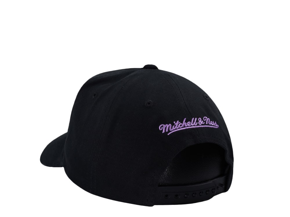 Mitchell & Ness Los Angeles Lakers Black Pro Pinch Fit Snapback Casquette