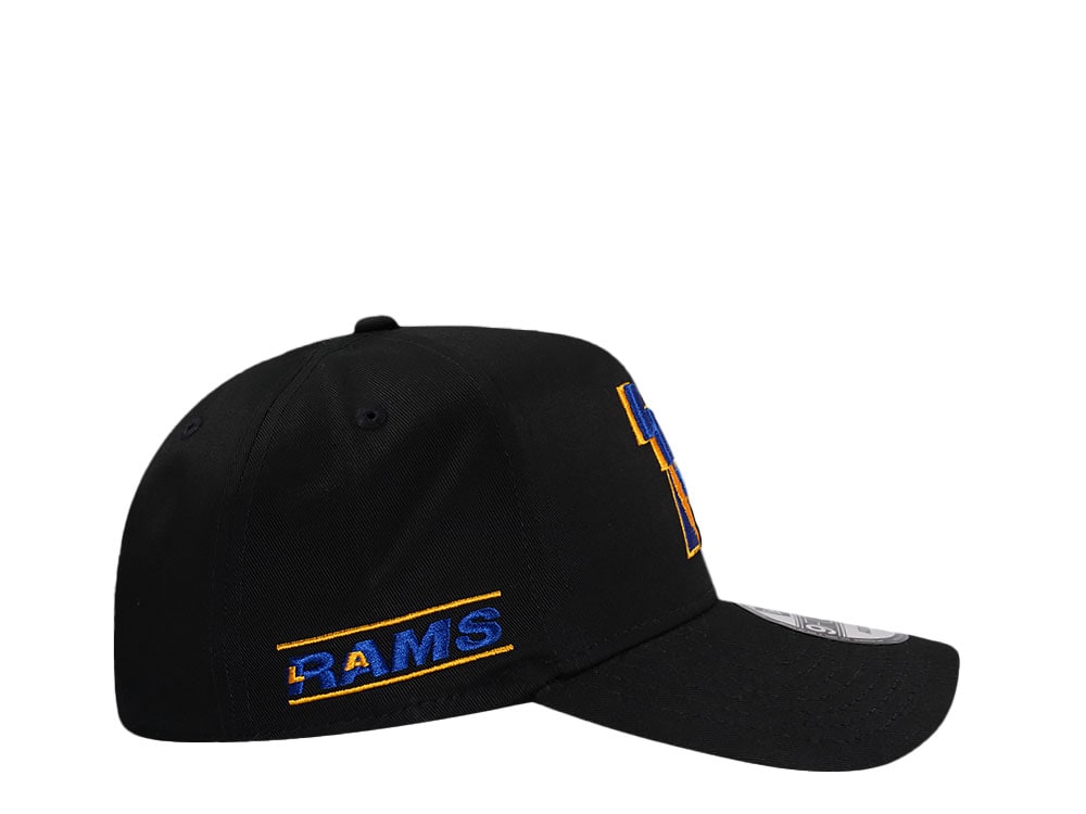 New Era Los Angeles Rams City Originals Black 9Forty A Frame Snapback Casquette
