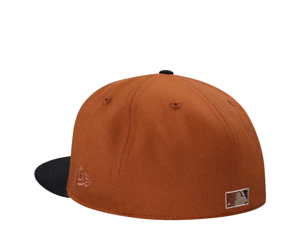 New Era Colorado Rockies 25th Anniversary Earthy Copper Satin Brim Two Tone Edition 59Fifty Fitted Casquette