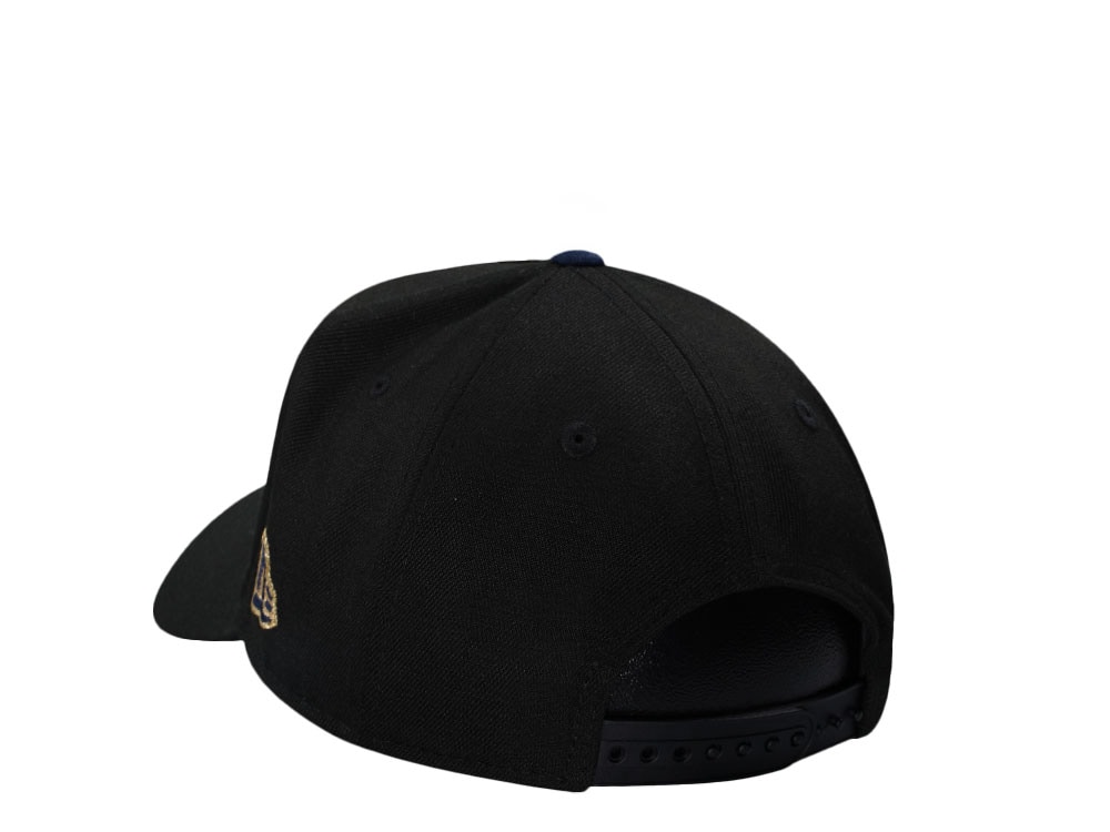 New Era Los Angeles Lakers Black Throwback Edition 9Forty A Frame Snapback Casquette
