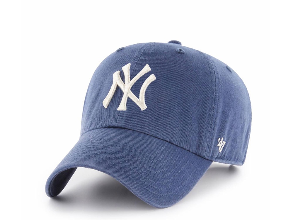 47Brand New York Yankees Clean Up Timber Blue Strapback Casquette