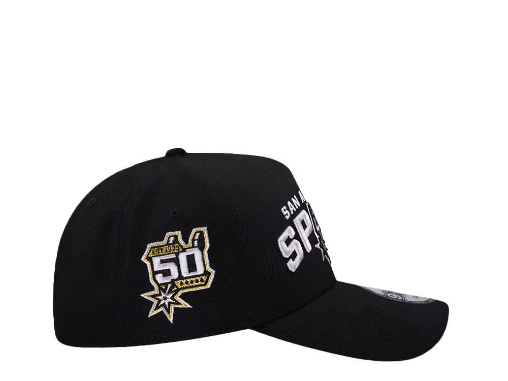New Era San Antonio Spurs 50th Anniversary Prime Edition 9Forty A Frame Snapback Casquette