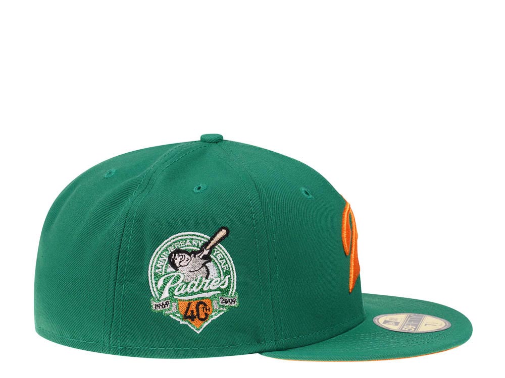 New Era San Diego Padres 40th Anniversary Sneaky Yellow Gold Two Tone Edition 59Fifty Fitted Casquette