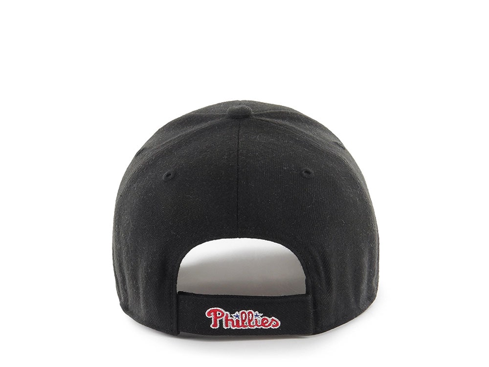 47Brand Philadelphia Phillies Black Classic Strapback Casquette