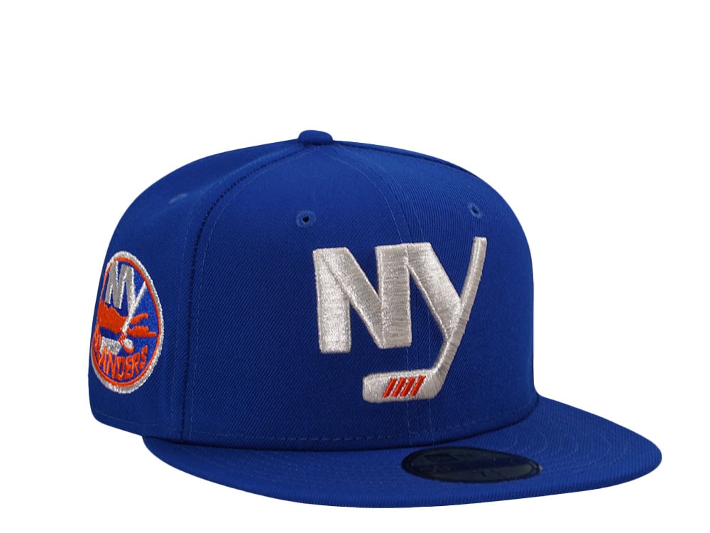 New Era New York Islanders Royal Metallic Prime Edition 59Fifty Fitted Casquette