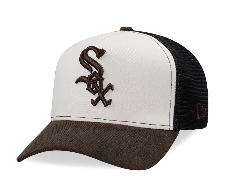 New Era Chicago White Sox Trucker Brown Trucker Edition9Forty A Frame Snapback Casquette