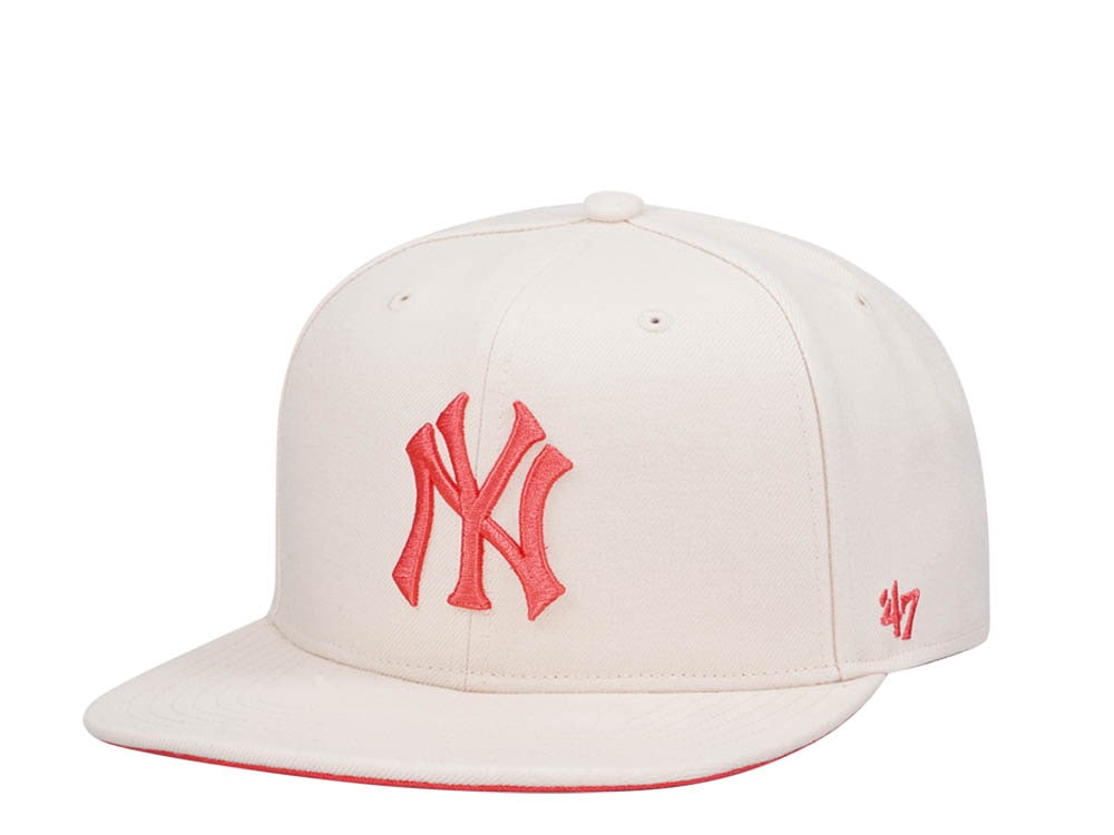 47Brand New York Yankees Natural Ballpark Captain MVP Snapback Casquette