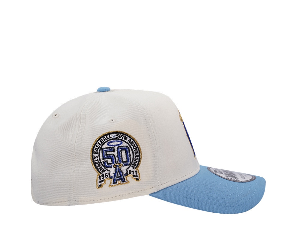 New Era Anaheim Angels 50th Anniversary Chrome Two Tone Edition 9Forty A Frame Snapback Casquette