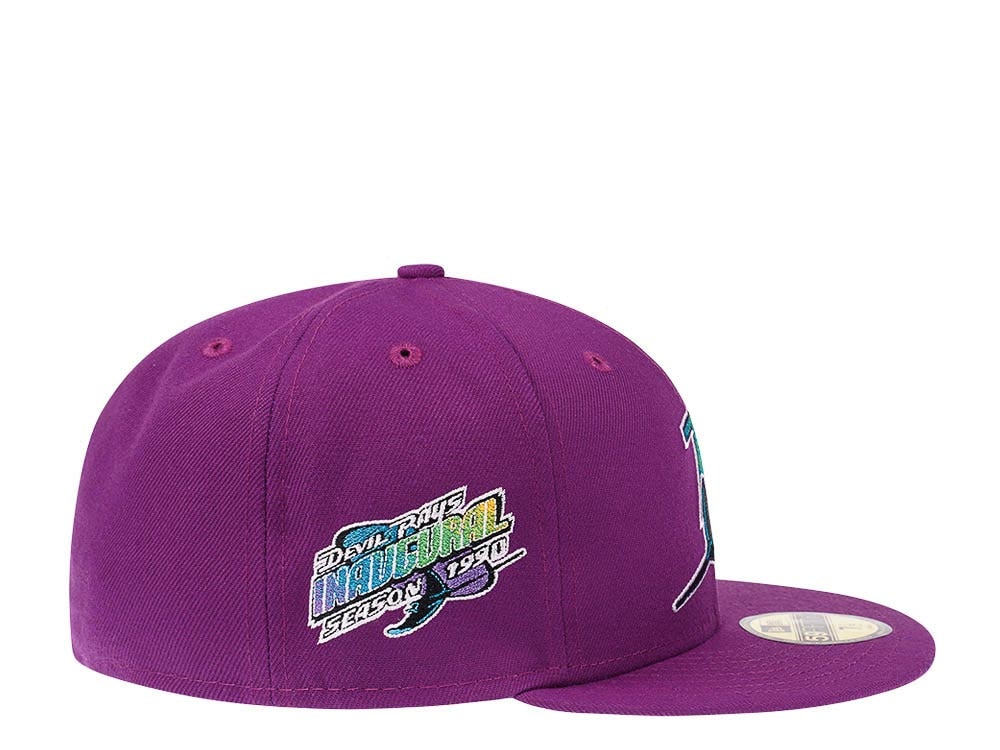 New Era Tampa Bay Rays Inaugural Season 1998 Pink Grapes Edition 59Fifty Fitted Casquette