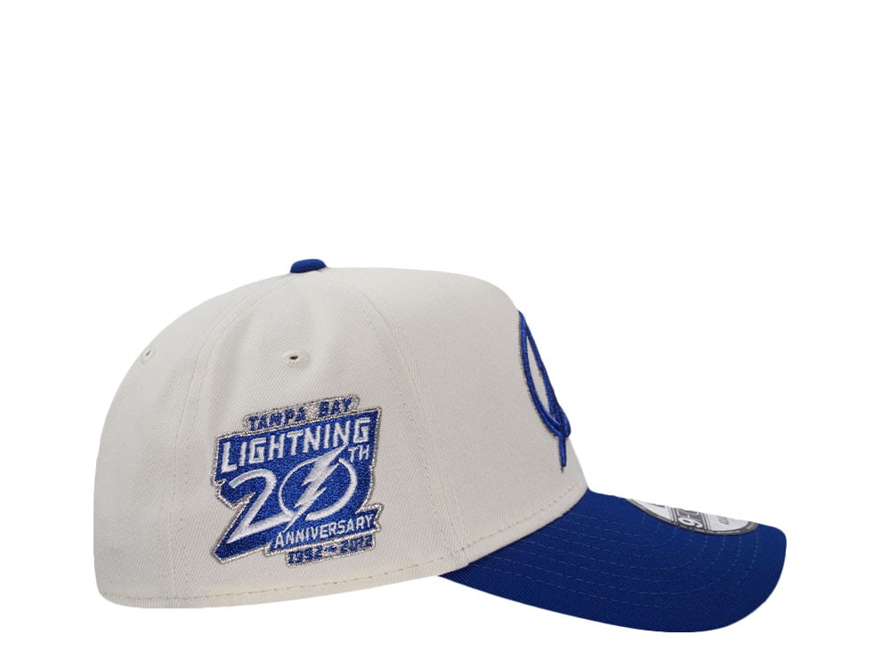 New Era Tampa Bay Lightning 20th Anniversary Chrome Two Tone Edition 9Forty A Frame Snapback Casquette