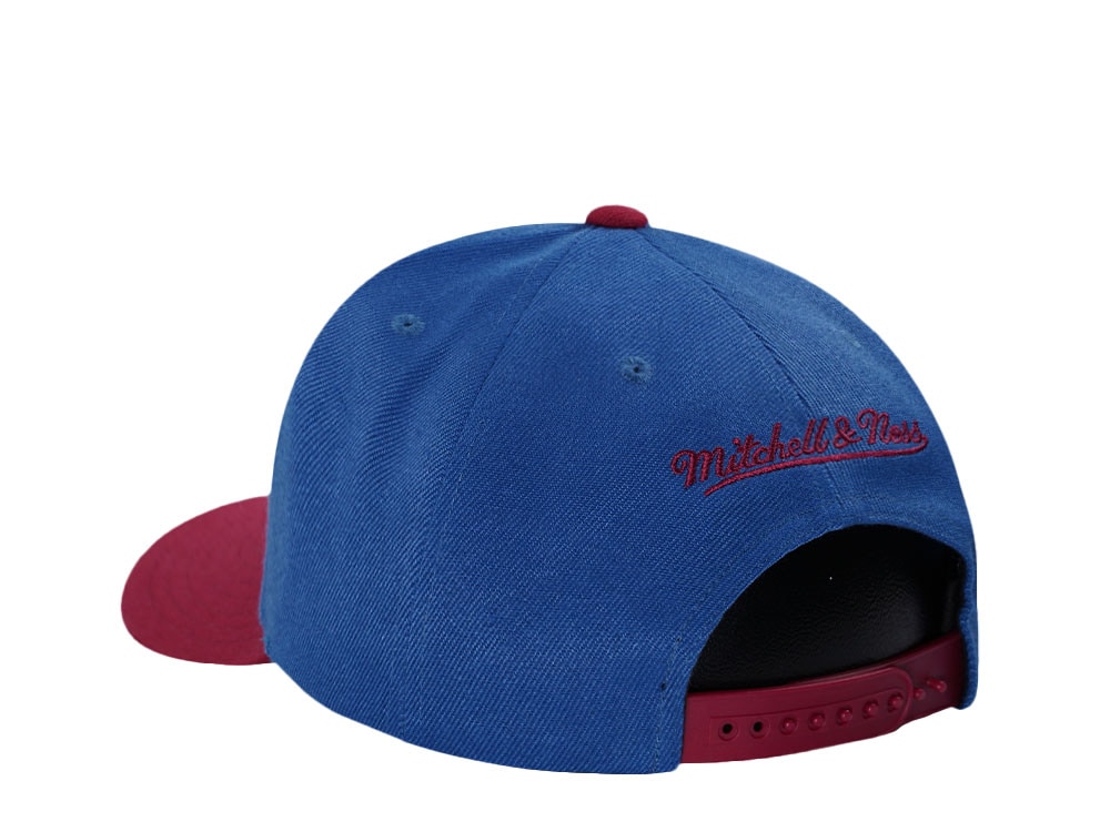 Mitchell & Ness Colorado Avalanche Pro Crown Fit Blue Snapback Casquette