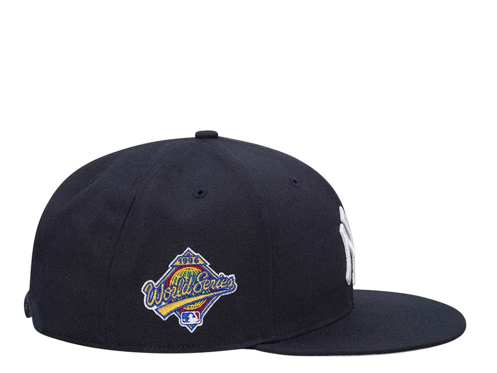 47Brand New York Yankees World Series 1996 Navy Sure Shot Under Captain Snapback Casquette