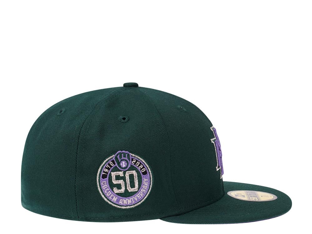 New Era Milwaukee Brewers 50th Anniversary Color Flip Edition 59Fifty Fitted Casquette