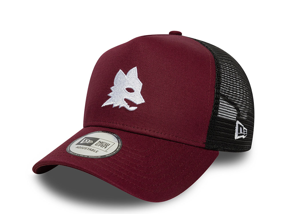New Era AS Roma Wine Red Edition 9Forty A Frame Trucker Snapback Casquette